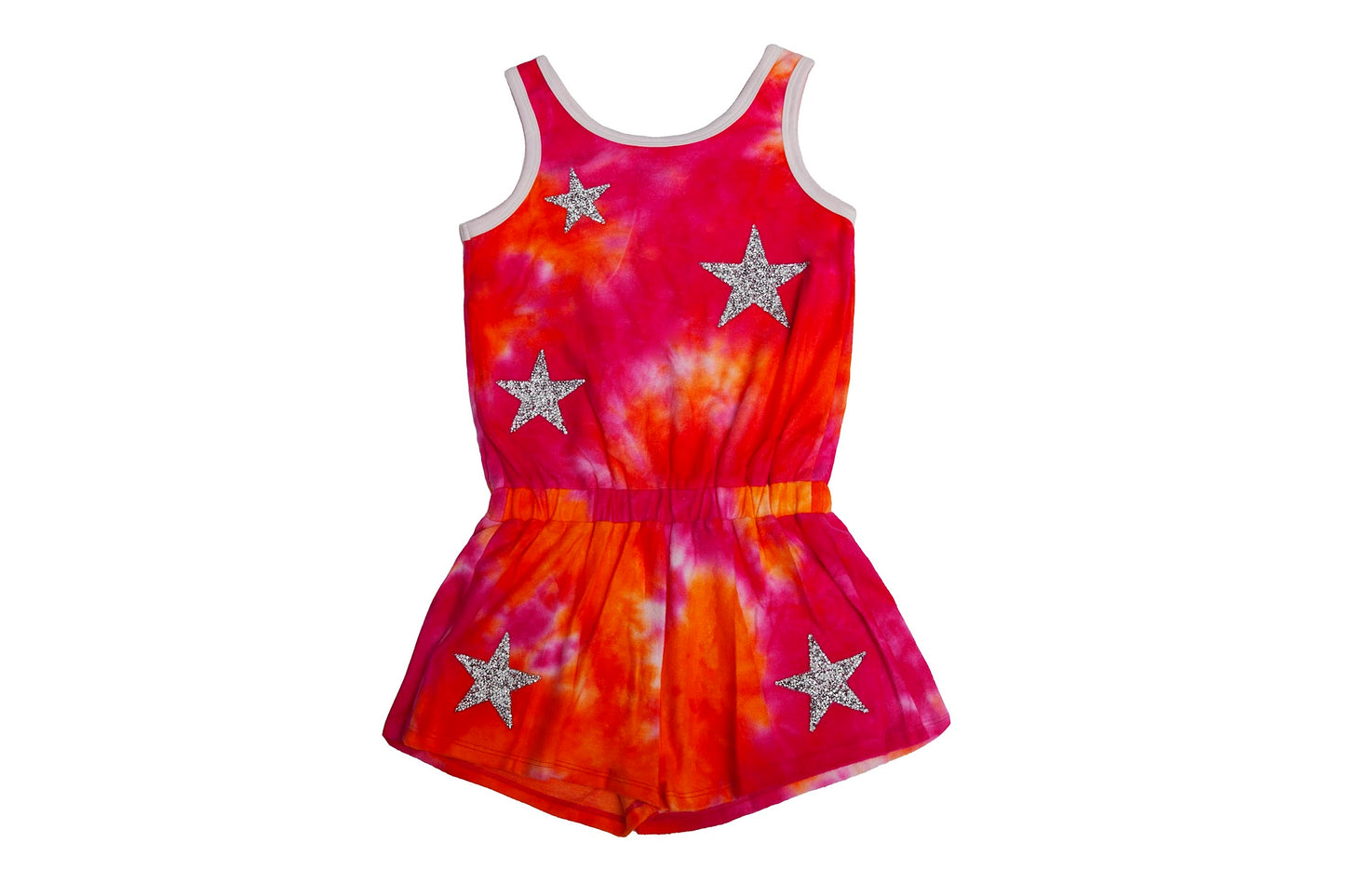 MIA New York Clothing - MIA New York Tie DIe Romper - Teragram's Children's Boutique