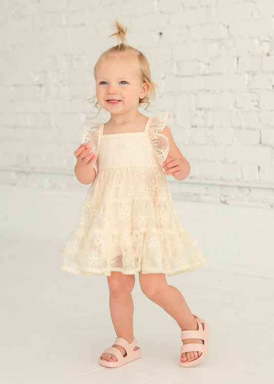 Vanilla Bean Embroidered Dress - Isobella & Chloe